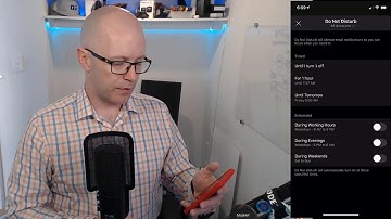 Outlook Mobile | new Do Not Disturb settings #M365Change
