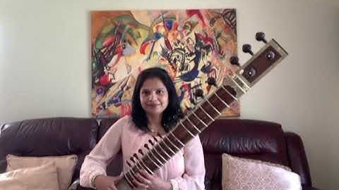 “Mera dil ye pukare aaja” on Sitar