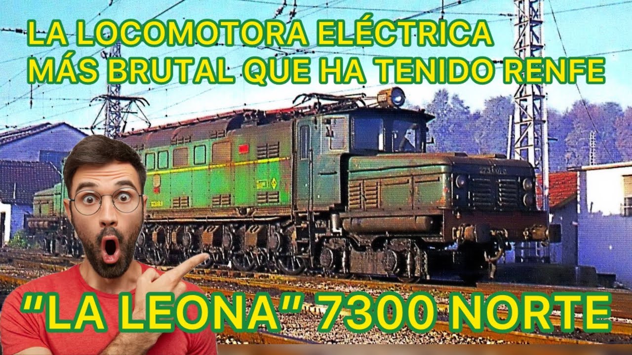 🏞️ Posiblemente la LOCOMOTORA eléctrica más BRUTAL de RENFE en el FERROCARRIL de España EDA01