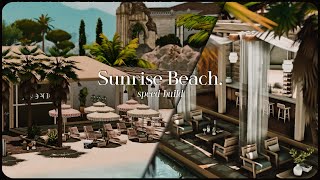 Sunrise Beach ♥ The Sims 4: Speed Build // CC