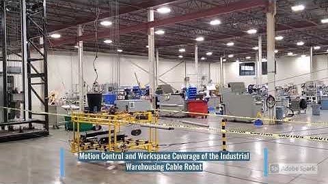 Motion Control and Workspace Coverage of Industrial Warehousing Cable Robot