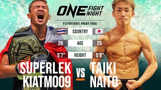 BLOW-FOR-BLOW 🥊🔥 The Muay Thai War Between Superlek And Taiki Naito