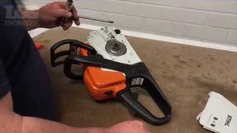 How to Change the Clutch on a Stihl MS180 Chainsaw | L&S Engineers