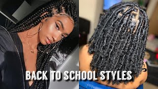 CUTE BRAIDED AND NATURAL HAIRSTYLES FOR BACK TO SCHOOL | BeautyExclusive