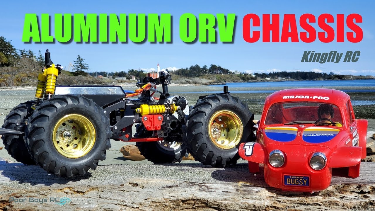 bugcab様向オーダーメイド Tamiya ORV Monster Beetle with Kingfly RC Chassis Testing on the