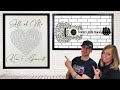 Quick cash with laser engraved personalized song lyrics wall art