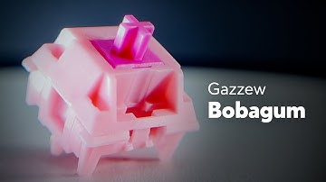 Gazzew Bobagum Sound Test with GMK, MT3 and SA Keycaps | Silent Linear