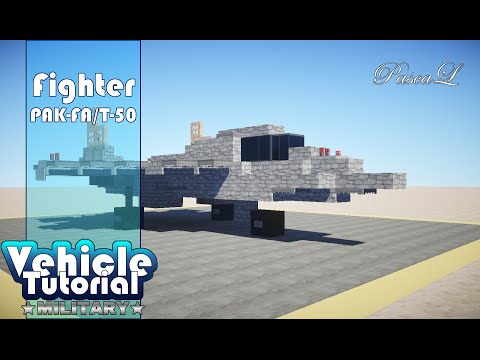 Видео: Как построить Истребитель СУ-57 (ПАК-ФА) в Minecraft | VTM #2