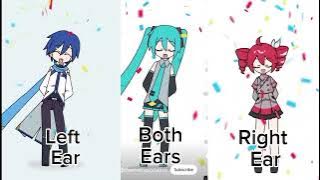 Kaito, Miku and Teto singing
