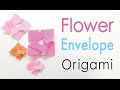 Origami Paper Square Flower Letter Envelope ✨simple✨- Origami Kawaii〔#151〕