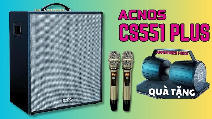 ✓Acnos CS551PLUS - CHECK SOUND [ Loa Xách Tay cùng ƯU ĐÃI QUÀ ...