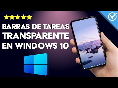 ¿Cómo Poner la Barra de Tareas Transparente en Windows 10? - Configuración