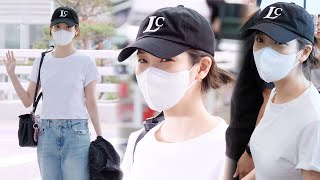 아이유 (IU) '흰티 청바지 패션' 마닐라 출국｜240530 인천공항