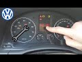 insp VW Golf 5 reset, key. Ключ на панели.