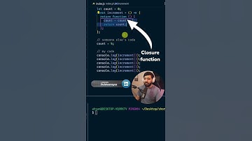 Using Javascript closures to create private variables within a function. #javascript #webdevelopment