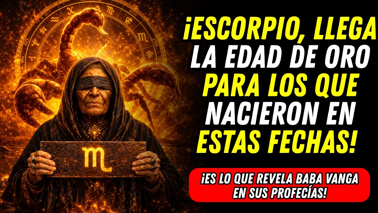 ¿Naciste en Estas Fechas? Escorpio, la Profecía de Riqueza de Baba Vanga.