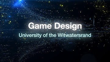 Study Game Design at Wits University in 2021