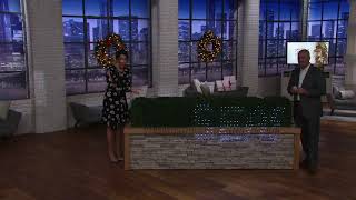 Mr.Christmas Pre-Programmed Indoor/Outdoor LED Banner with Remote on QVC