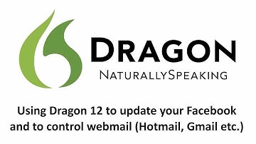 Dragon Professional 12 on Facebook or Webmail (Hotmail, Gmail)