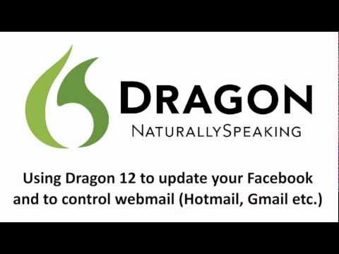 Dragon Professional 12 on Facebook or Webmail (Hotmail, Gmail)