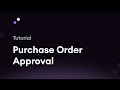 Tutorial: Purchase Order Approval