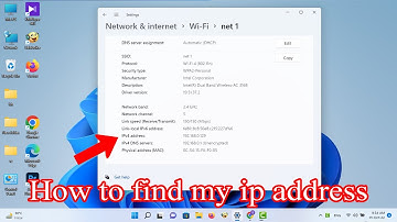 How to find IP address in Windows 11