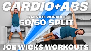 15 MINUTE CARDIO & ABS WORKOUT | Joe Wicks Workouts