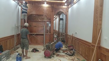 Bộ tủ rượu âm tường đẹp thi công tại yên mô ninh bình_ đẹp ngỡ ngàng_ 0976059598