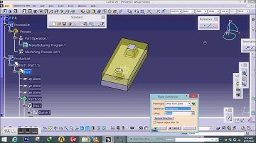 catia tutorial, prismatic machining, NC CODE program