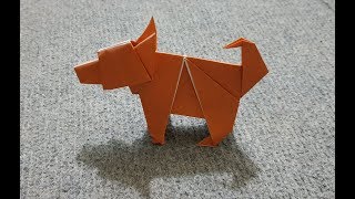 Origami - Hướng Dẫn Cách Gấp Con Chó Bằng Giấy - Paper Folding Dog