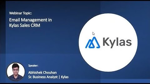 Email Management in Kylas CRM