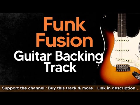 Funk Fusion Blues Groove Guitar Backing Track Jam in C