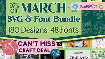 Best of SVG Designs & Commercial Free Fonts from So Fontsy | March 2022