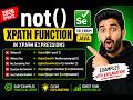 92. not() function in XPath Expressions (Selenium Java 2026)