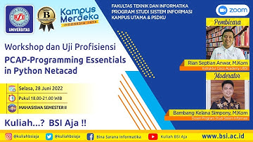 Workshop dan Uji Profisiensi PCAP - Programming Essentials in Python Netacad | 2022