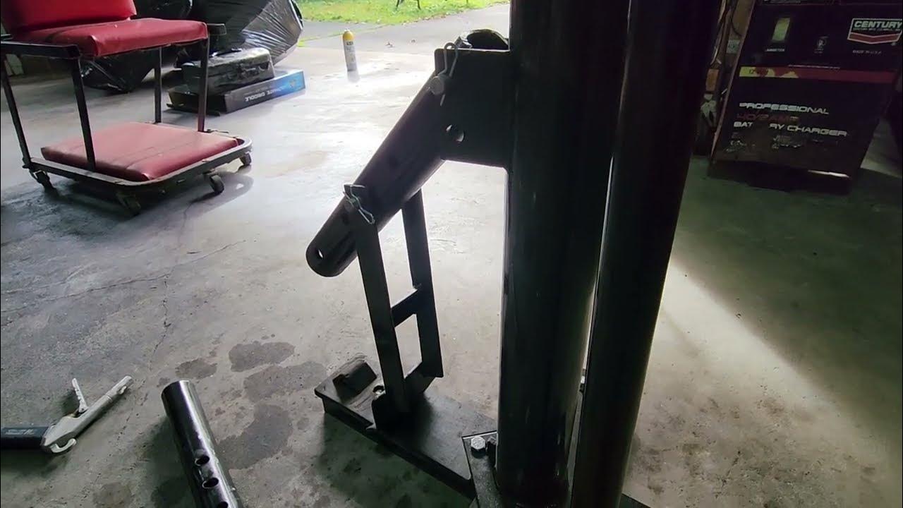 Modified Bead Breaker on Harbor Freight Pittsburgh Black Manual Tire