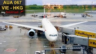 TRIP REPORT | Austrian Airlines | VIENNA - HONG KONG | Boeing 777-200ER