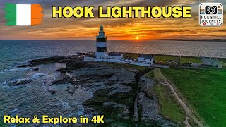 Sunset at HOOK LIGHTHOUSE 🇮🇪 Tranquil Coastal Views in 4K