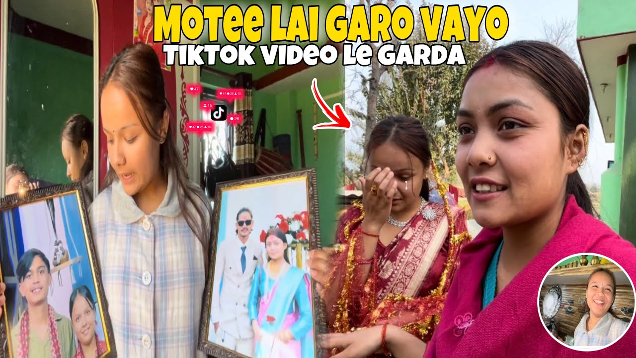 Roshan ra moti ko video la garda moti lai garo paro 🥺khas kura k hota