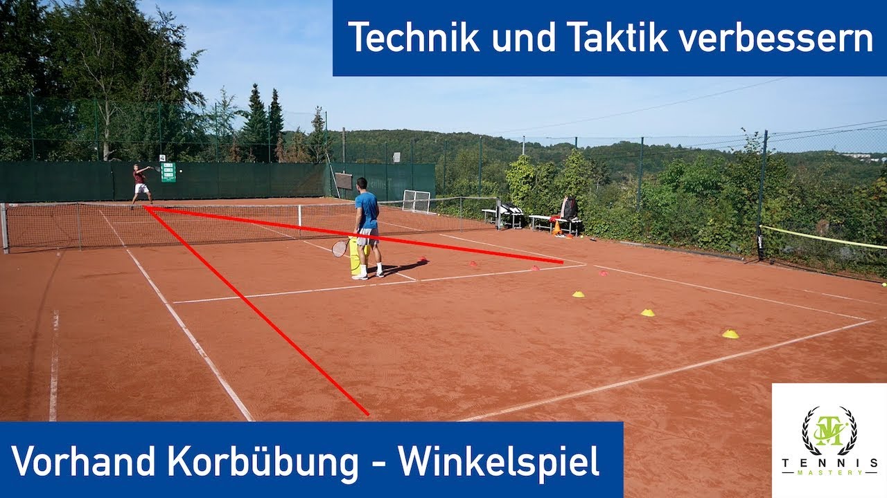 Tennis Vorhand verbessern | Übung Winkelspiel | Tennis Mastery