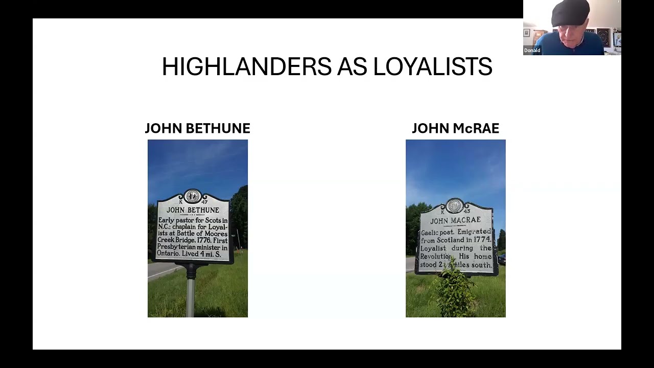 Scottish American History Forum featuring Don McLeod