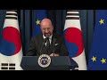 EU - Republic of Korea Summit 2023 - Press statements