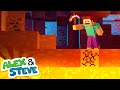 STEVE THE NOOB - Alex and Steve Life (Minecraft Animation)