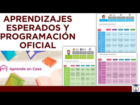 Aprendizajes Esperados y Programación Semanal Aprende en Casa 2