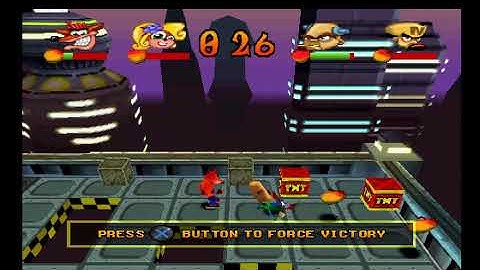 Crash Bash -CPU Match Crash&Coco VS Cortex&Brio (Space Bash)