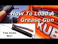 How to load refill a grease gun cartridge  bundys garage