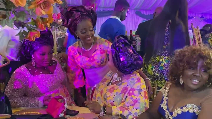 BIMBO THOMAS AND DAYO AMUSA AT ALHAJA GANIYAT ABEJE 60TH BIRTHDAY CEREMONY WITH MC OLUOMO AND PASUMA