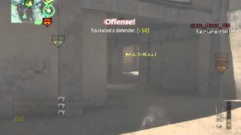 COD MW3 MULTI KILL WITH A TRAP CARE PACK