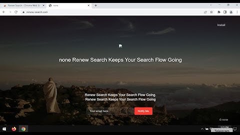 Renew Search renew-search.com hijacker removal guide.