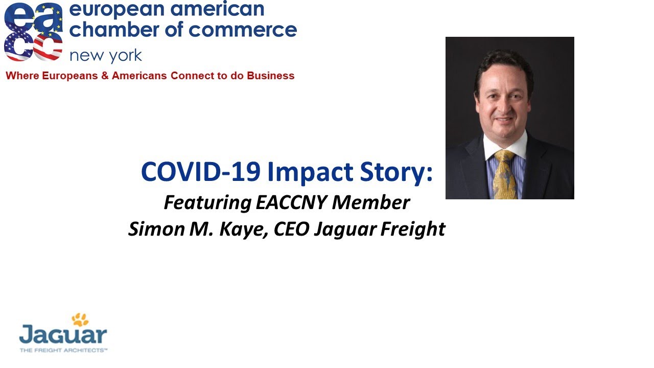 COVID-19 Impact Story: Simon M. Kaye, CEO of Jaguar Freight - YouTube